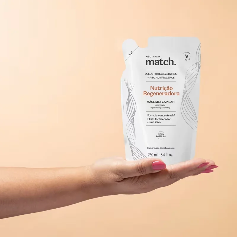 Refil Máscara Capilar Match Nutrição Regeneradora 250ml