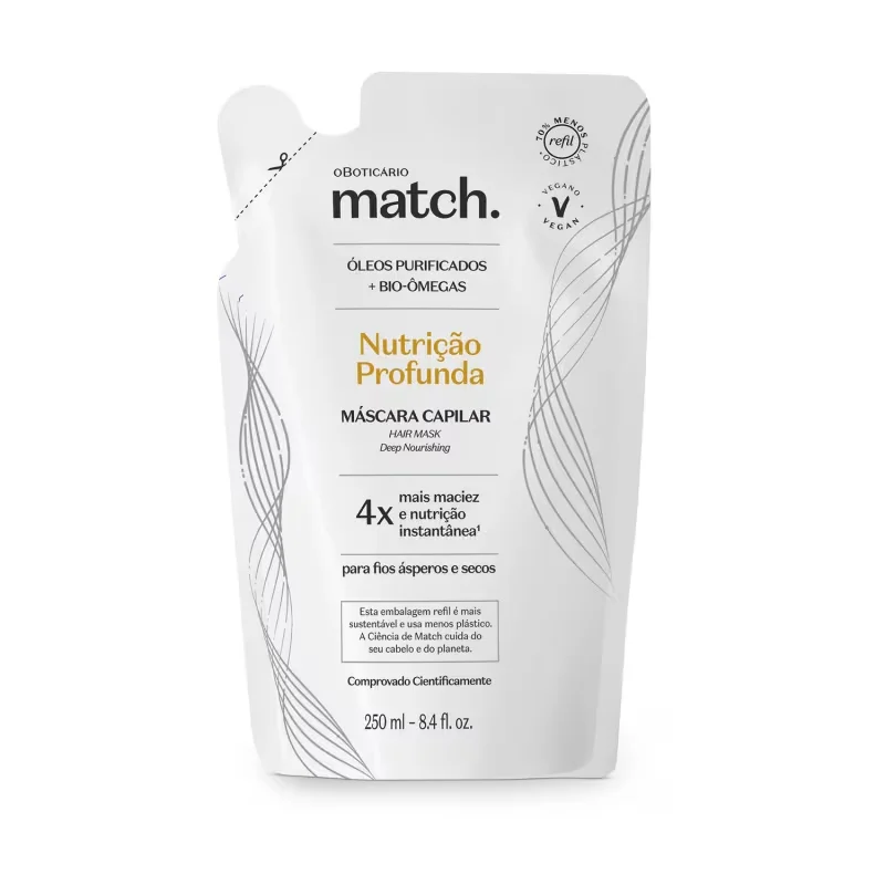 Refil Máscara Capilar Nutrição Profunda 250ml