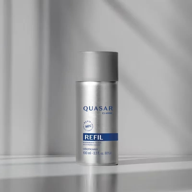 Refil Quasar Classic Desodorante Colônia 100ml