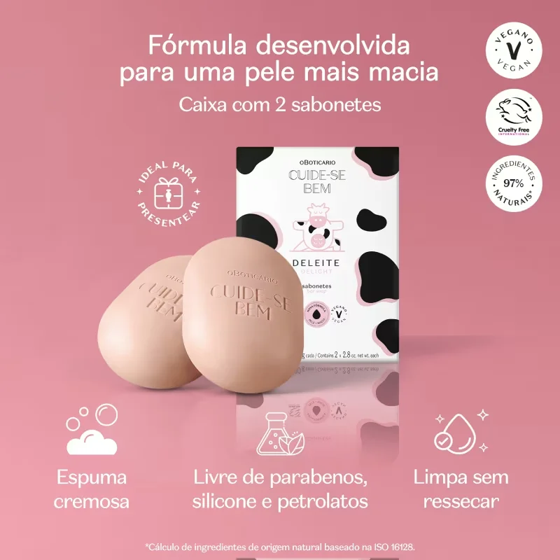 Sabonete Em Barra Cuide-Bem Deleite 2x80g