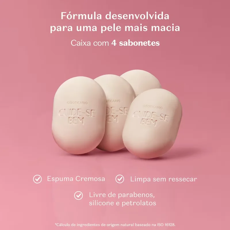 Sabonete Em Barra Cuide-Bem Deleite 4x80g