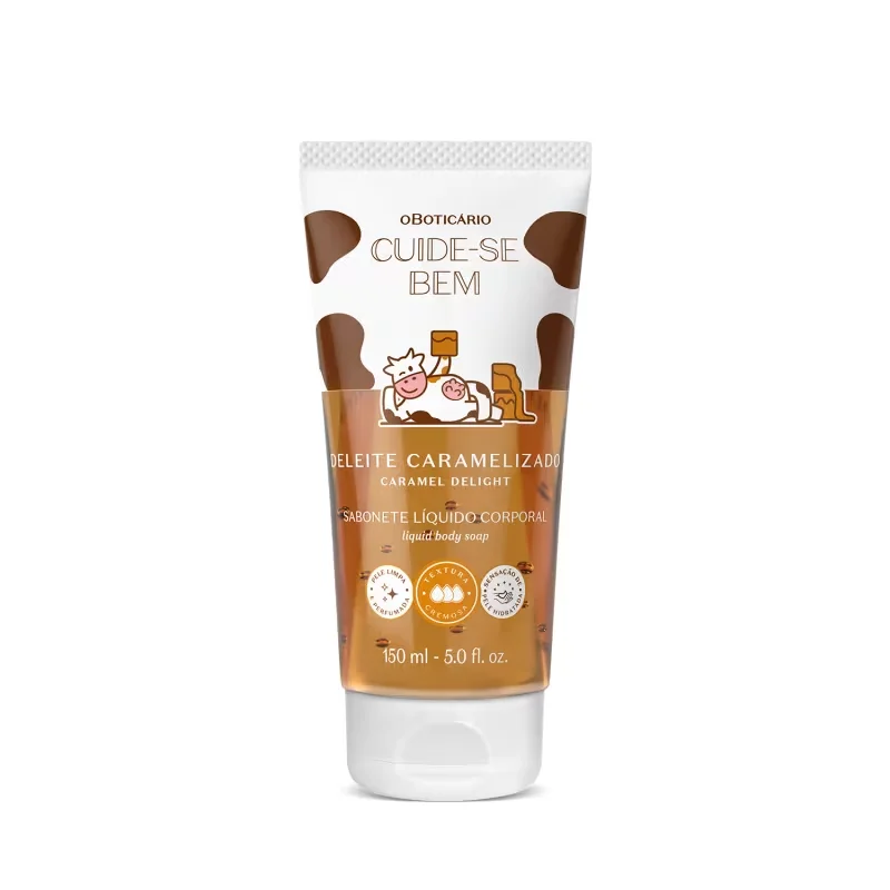 Sabonete Líquido Corporal Cuide-se Bem Deleite Caramelizado 150ml