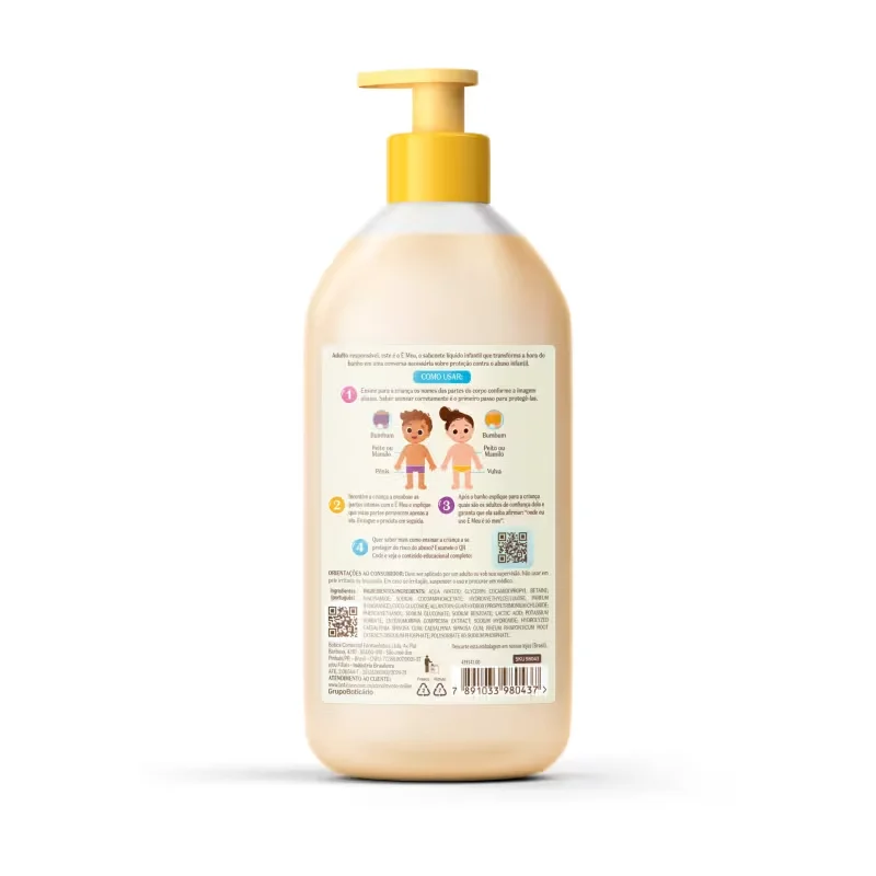 Sabonete Líquido Infantil É Meu O Boticário 400ml