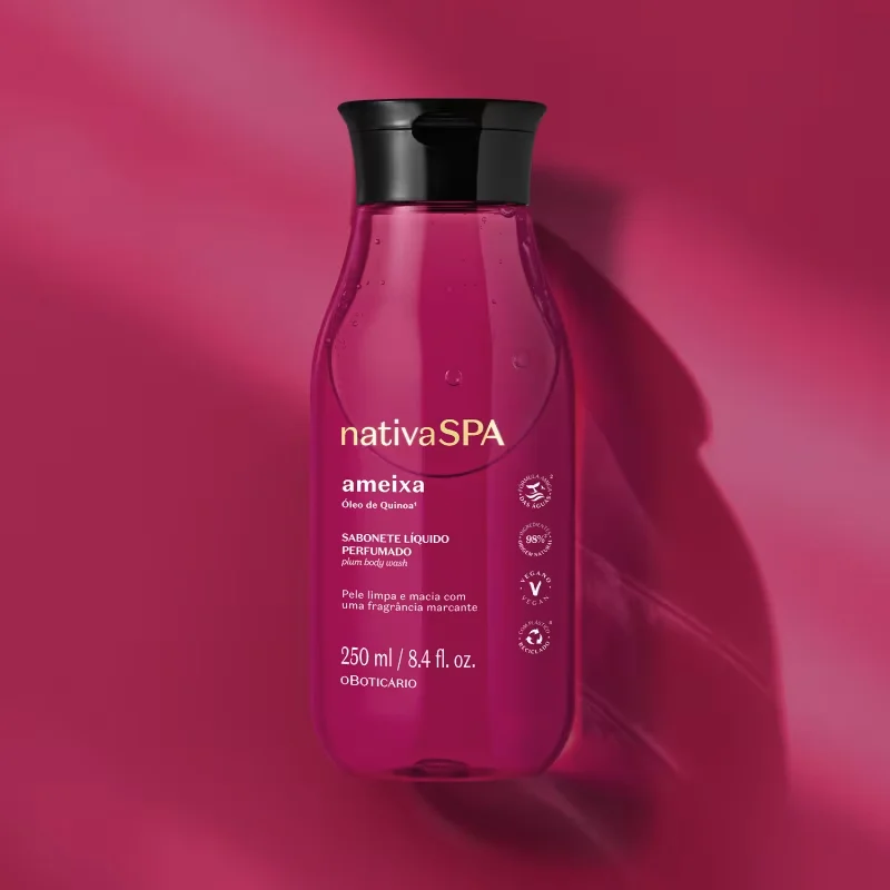 Sabonete Líquido Perfumado Nativa Spa Ameixa 250ml