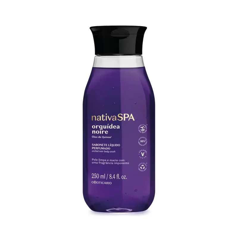 Sabonete Líquido Perfumado Nativa Spa Orquídea Noire 250ml