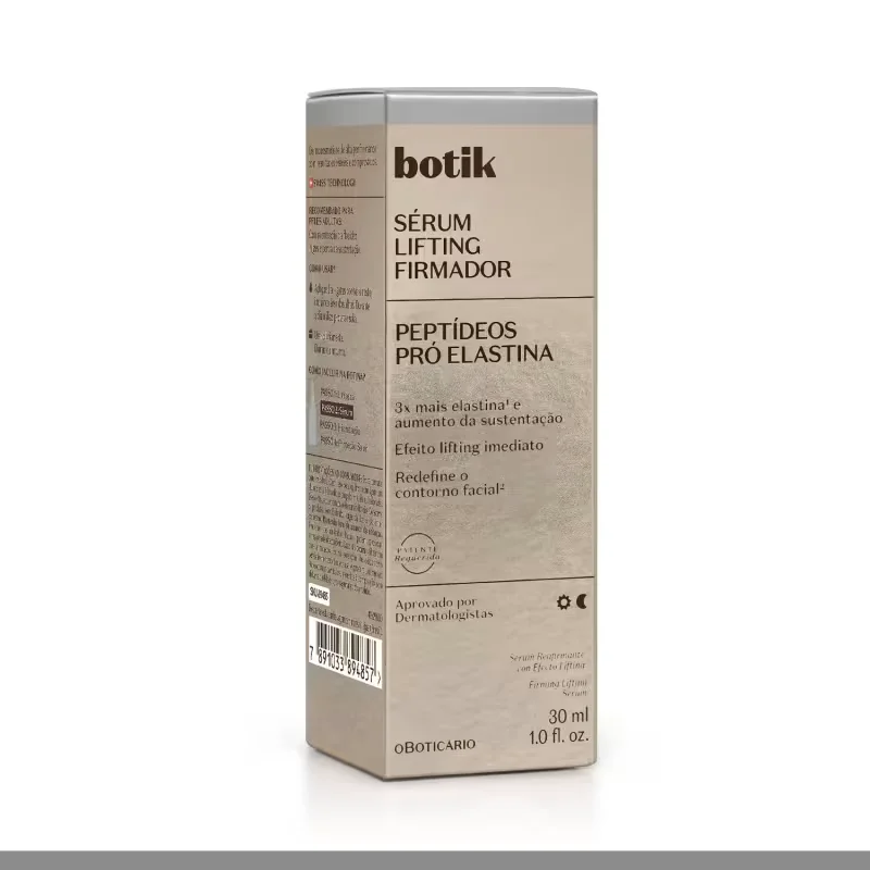 Sérum Facial Lifting Firmador Botik Peptídeos Pró-Elastina 30ml