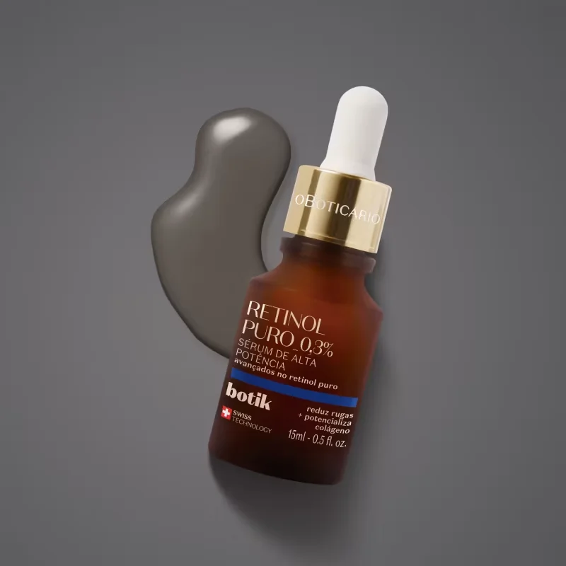 Sérum Facial de Alta Potência Botik Retinol Puro 15ml