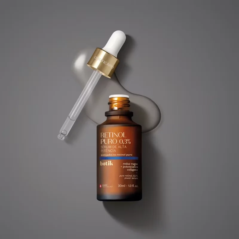 Sérum Facial de Alta Potência Botik Retinol Puro 30ml