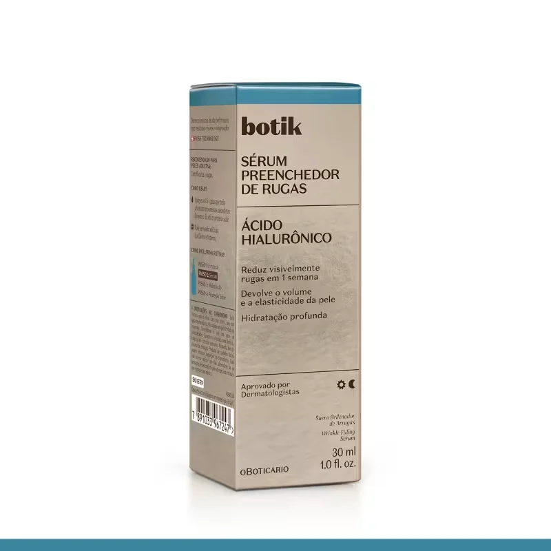 Sérum Preenchedor De Rugas Botik Ácido Hialurônico 30ml