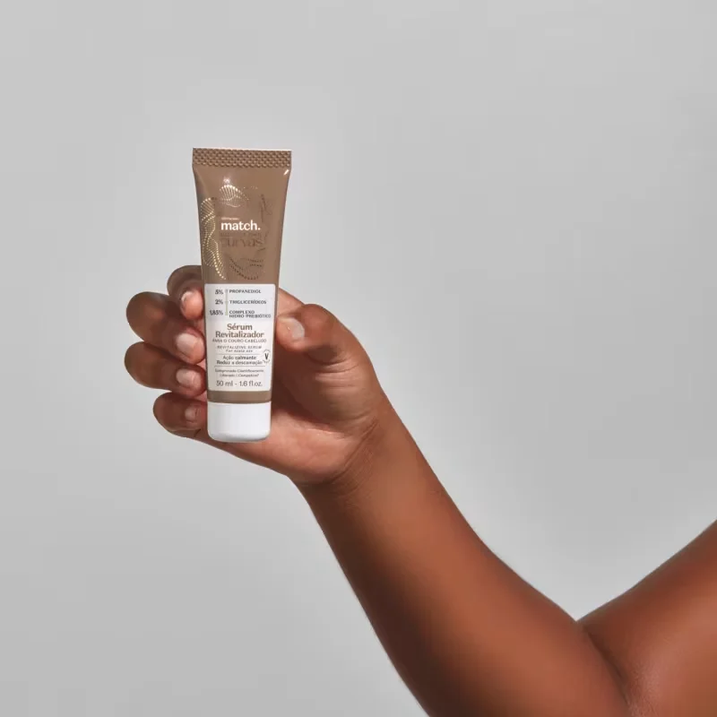 Sérum Revitalizador Para o Couro Cabeludo Match Ciência das Curvas 50ml