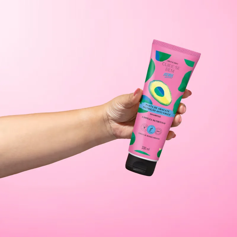 Shampoo Cuide-se Bem feira Pasta de Abacate 230ml