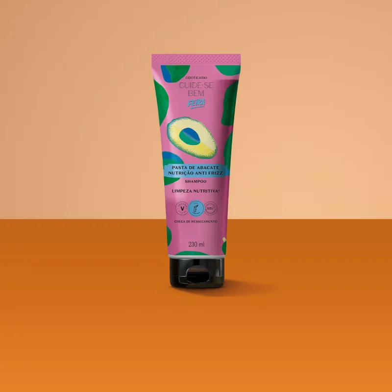 Shampoo Cuide-se Bem feira Pasta de Abacate 230ml