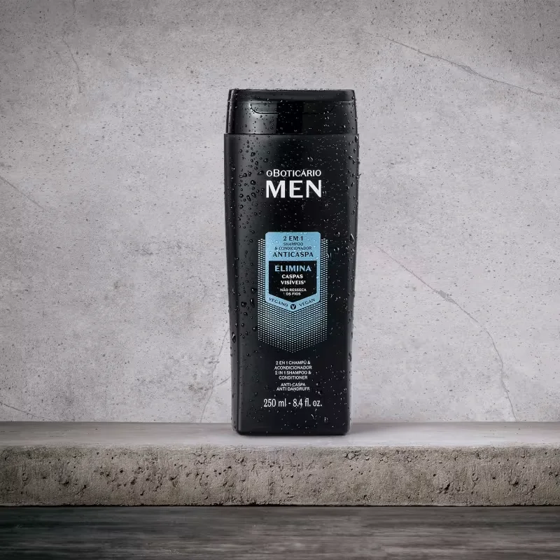 Shampoo E Condicionador Anticaspa 2 em 1 Men 250ml