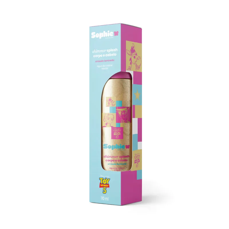 Shimmer Splash Corpo e Cabelo Sophie Toy Story 5 Amizade Iluminada 110ml