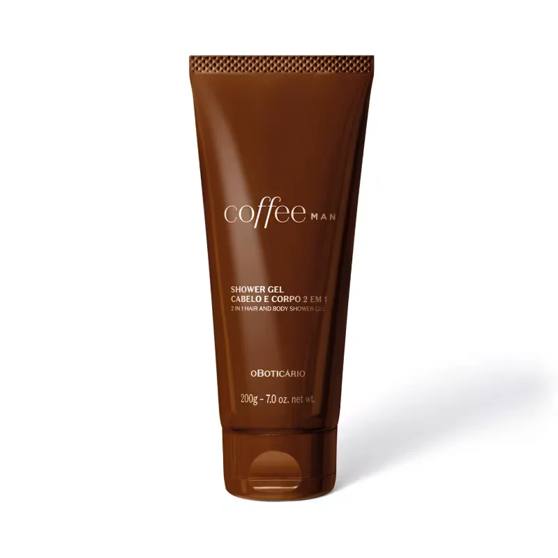 Shower Gel Cabelo e Corpo 2 em 1 Coffee Man 200g