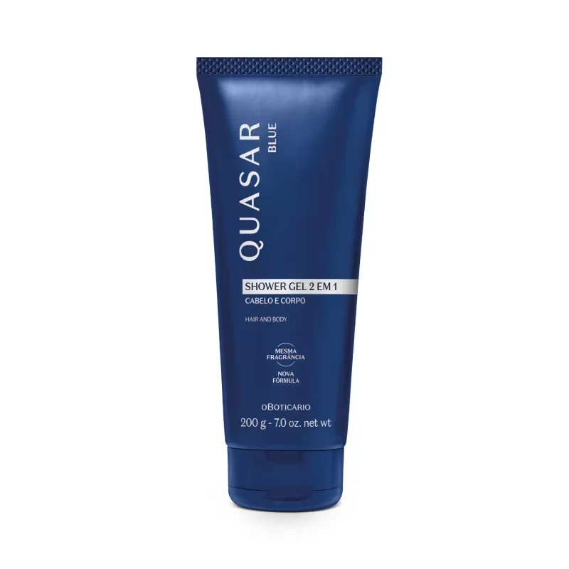 Shower Gel Cabelo e Corpo Quasar Blue 200g